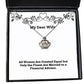 all women are created equal but only the finest are married to a financial crown pendant necklace wife jewelry cute for wife