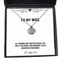 all women are created equal but only the finest are married to an aerospace crown pendant necklace wife jewelry cute for wife