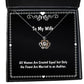 all women are created equal but only the finest are married to an auditor crown pendant necklace wife jewelry unique idea for wife