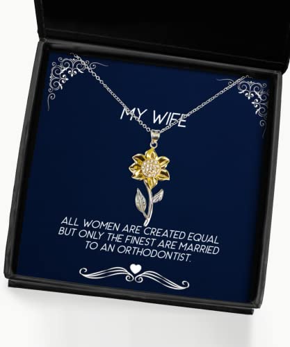 all women are created equal but only the finest are married to an sunflower pendant necklace wife jewelry love for wife