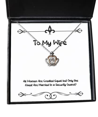 all women are created equal but only the finest are married to wife crown pendant necklace useful wife gifts jewelry for wife wedding engagement bridesmaid girlfriend fianc significant