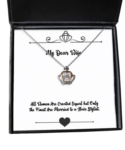 all women are created equal but only the finest are wife crown pendant necklace inappropriate wife gifts jewelry for wife wedding gift for wife st for wife gift ideas for