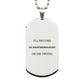 anesthesiologist engraved silver dog tag inspirational gift for medical professionals graduation christmas ill become anesthesiologist or die trying