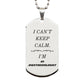 anesthesiologist engraved silver dog tag perfect gift for birthday or graduation