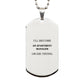 apartment manager engraved silver dog tag ill never give up on becoming apartment manager inspirational graduation gift for future apartment manager