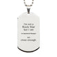 apartment manager engraved silver dog tag im not a rockstar but i am apartment manager so close enough perfect gift for birthday christmas graduation veterans day