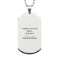 apartment manager engraved silver dog tag thank you for being the best gift for graduation christmas and veterans day