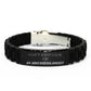 archaeologist black glidelock clasp bracelet confidence and inspiration for a unique gift idea at graduation or holidays