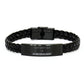 archeologist braided leather bracelet i cant keep calm niche jewelry for confidence and inspiration holiday gift