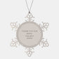 architect snowflake ornament thank you for being the best christmas gift for an inspirational architect