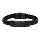artist leather braided bracelet im so close perfect gift for graduation christmas confidence and hope