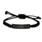 assistant principal black rope bracelet retired est 2024 inspirational graduation gift