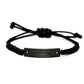 auctioneer black rope bracelet im not a rockstar but i am an auctioneer unique gift for auctioneer birthday christmas graduation