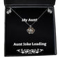 aunt joke loading aunt crown pendant necklace perfect aunt gifts for