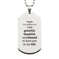 auntie appreciation gifts i am grateful thankful and blessed thank you silver dog tag for auntie birthday inspiration gifts for auntie