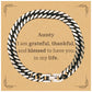 aunty appreciation gifts i am grateful thankful and blessed thank you cuban link chain bracelet for aunty birthday inspiration gifts for aunty