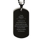engraved black dog tag stepfamily gifts thank you for everything you do and the way you care my love and appreciation remain strong no matter the distance birthday christmas graduation veterans