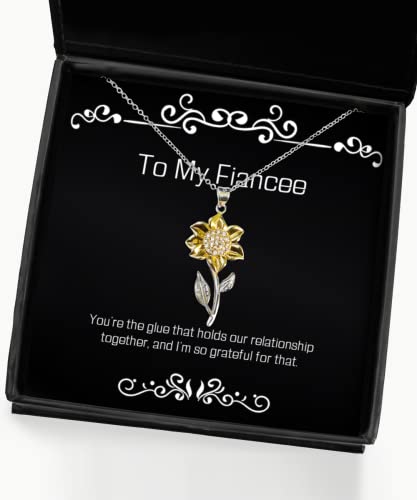 beautiful fiancee gifts youre the glue that holds our relationship together useful holiday sunflower pendant necklace from engagement ring wedding ring diamond ring gold ring silver ring