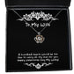 beautiful wife crown pendant necklace a hundred hearts would be too few to carry all my love for you funny for wife holiday