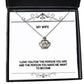 beautiful wife crown pendant necklace i love you for the person you are and the person present for wife unique idea from husband