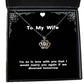 beautiful wife crown pendant necklace im so in love with you that i would marry you again if we present for wife cute from husband