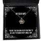 beautiful wife crown pendant necklace youre the reason i keep fighting to be a better man every reusable for wife christmas