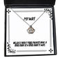 beautiful wife the only thing more badass than a tour guide is a tour guides special holiday crown pendant necklace for wife