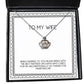 being married to you means being with the best partner on earth who wife crown pendant necklace inappropriate wife jewelry for wife