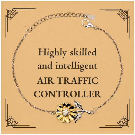 best air traffic controller gifts highly skilled and intelligent appreciation birthday sunflower bracelet for air traffic controller men women friends coworkers