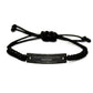 best brother in the world black rope bracelet engraved gift for him graduation hope confidence christmas holidays unique present for him best brother in the world inspirational gift military rope bracelet
