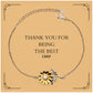 best chef engraved sunflower bracelet with inspirational message for kitchen enthusiasts on holidays and special occasions