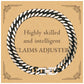 best claims adjuster gifts highly skilled and intelligent appreciation birthday cuban link chain bracelet for claims adjuster men women friends coworkers