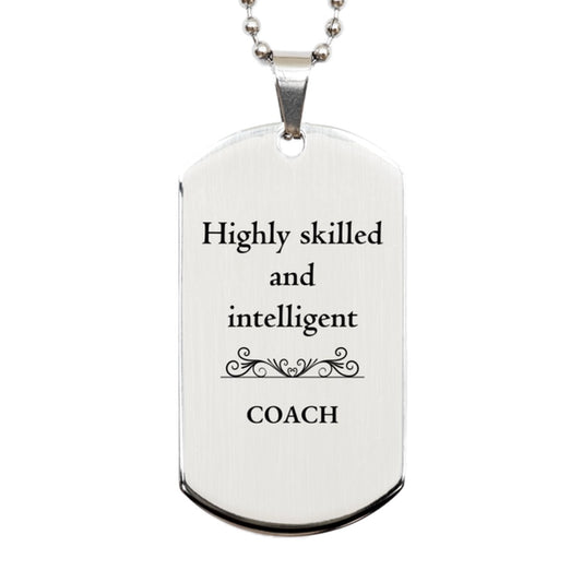best coach gifts highly skilled and intelligent appreciation birthday silver dog tag for coach men women friends coworkers