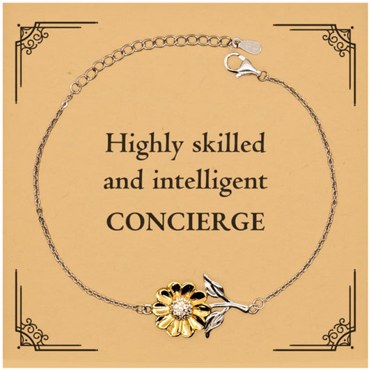 best concierge gifts highly skilled and intelligent appreciation birthday sunflower bracelet for concierge men women friends coworkers
