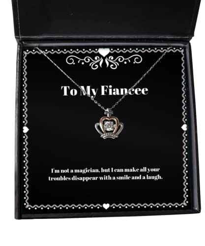best fiancee crown pendant necklace im not a magician but i can make all gifts for present from jewelry for fiancee gifts for her gifts for him gifts for kids gifts for teens gifts for