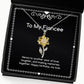 best fiancee sunflower pendant necklace heres to another year of love laughter and present for epic gifts from engagement present engagement gift betrothal gift promise ring