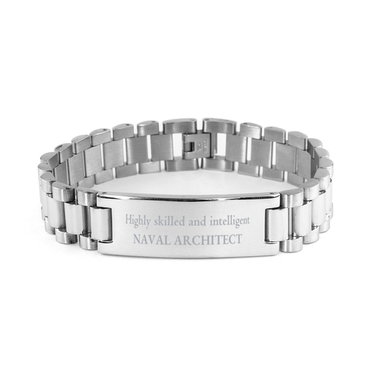 best naval architect gifts highly skilled and intelligent appreciation birthday ladder stainless steel bracelet for naval architect men women friends coworkers