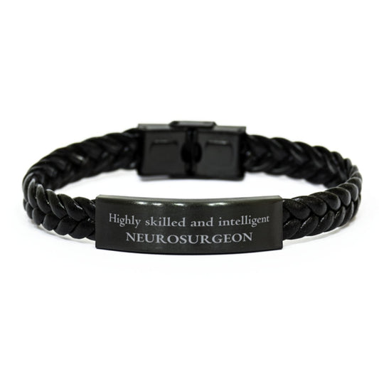best neurosurgeon gifts highly skilled and intelligent appreciation birthday braided leather bracelet for neurosurgeon men women friends coworkers