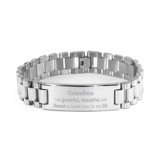 grandma appreciation gifts i am grateful thankful and blessed thank you ladder stainless steel bracelet for grandma birthday inspiration gifts for grandma