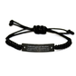 unbiological mother appreciation gifts i am grateful thankful and blessed thank you black rope bracelet for unbiological mother birthday inspiration gifts for unbiological mother