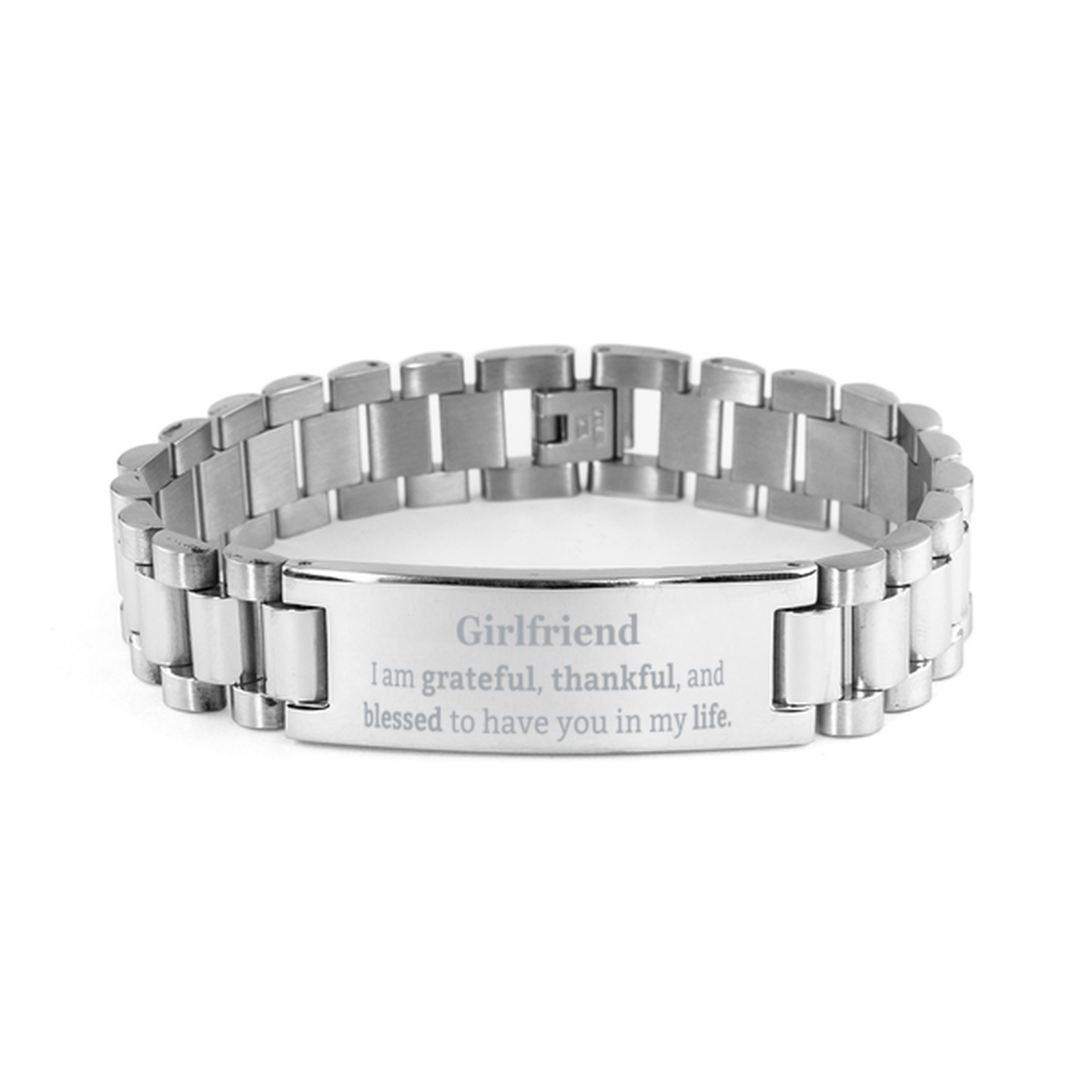 girlfriend appreciation gifts i am grateful thankful and blessed thank you ladder stainless steel bracelet for girlfriend birthday inspiration gifts for girlfriend