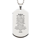 nephew silver dog tag never forget that i love you forever inspirational nephew birthday unique gifts from auntie 1