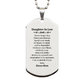 daughter in law silver dog tag never forget that i love you forever inspirational daughter in law birthday unique gifts from bonus mom 1