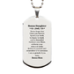 bonus daughter silver dog tag never forget that i love you forever inspirational bonus daughter birthday unique gifts from bonus mom