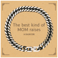 funny dancer mom gifts the best kind of mom raises dancer birthday mothers day cute cuban link chain bracelet for dancer mom