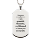 stepmom appreciation gifts i am grateful thankful and blessed thank you silver dog tag for stepmom birthday inspiration gifts for stepmom