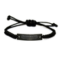 to my unbiological mother gifts may the god of endurance bible verse scripture black rope bracelet birthday confirmation gifts for unbiological mother