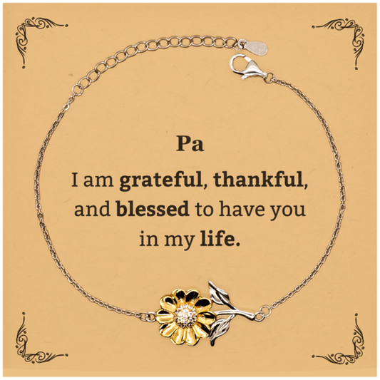 pa appreciation gifts i am grateful thankful and blessed thank you sunflower bracelet for pa birthday inspiration gifts for pa
