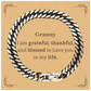 granny appreciation gifts i am grateful thankful and blessed thank you cuban link chain bracelet for granny birthday inspiration gifts for granny