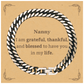nanny appreciation gifts i am grateful thankful and blessed thank you cuban link chain bracelet for nanny birthday inspiration gifts for nanny